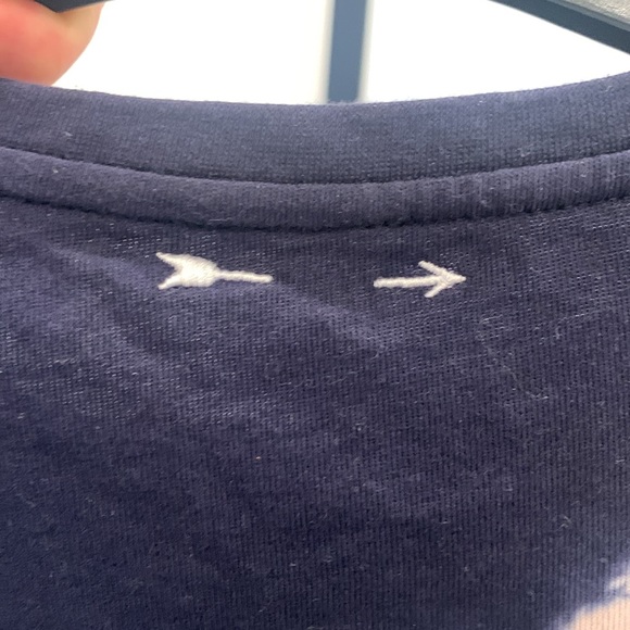 NWOT The Upside Navy Tie Dye Long Sleeve Top Size XS - Picture 5 of 8